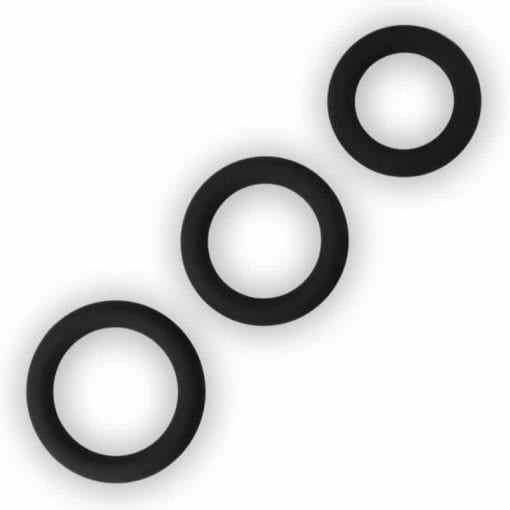 Silicone 3 Pc Cock Ring Set - Image 3