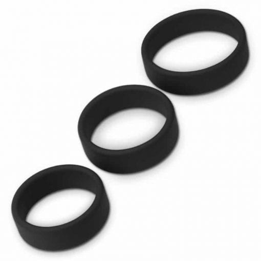 Silicone 3 Pc Pro Cock Ring Set - Image 2