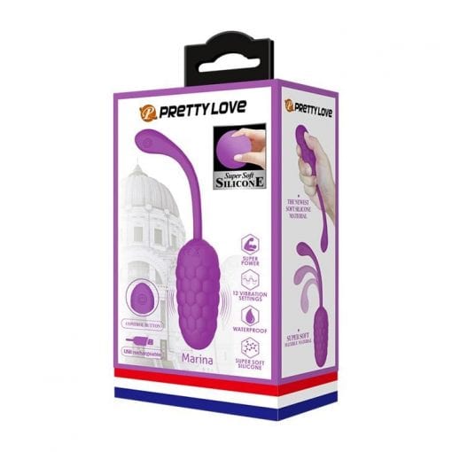 Rechargeable Vibrating Egg "Marina" Purple