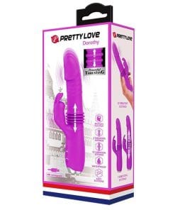 Rechargeable Rabbit Vibe "Dorothy" Purple (197mmx33mm)