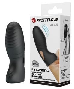 Fingering Vibe "Alan" Black (100mmx37mm)