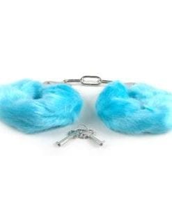 Fluffy Handcuffs Blue
