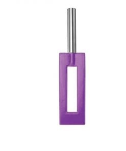 Leather Gap Paddle - Purple