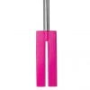 Leather Slit Paddle - Pink