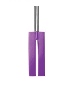 Leather Slit Paddle - Purple