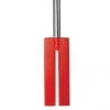 Leather Slit Paddle - Red