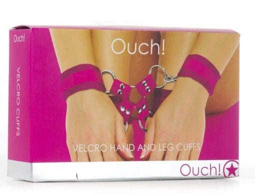 Velcro Hand and Leg Cuffs - Pink