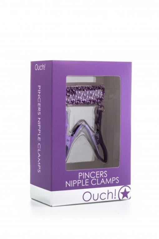 Pincers Nipple Clamps - Purple