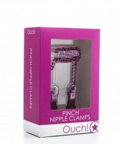 Pinch Nipple Clamps - Pink