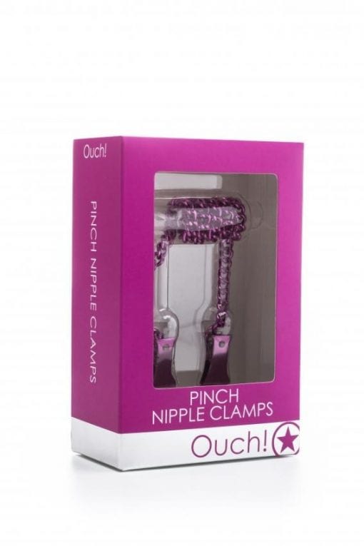 Pinch Nipple Clamps - Pink
