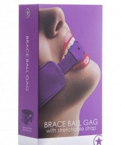 Brace Ball Gag - Purple