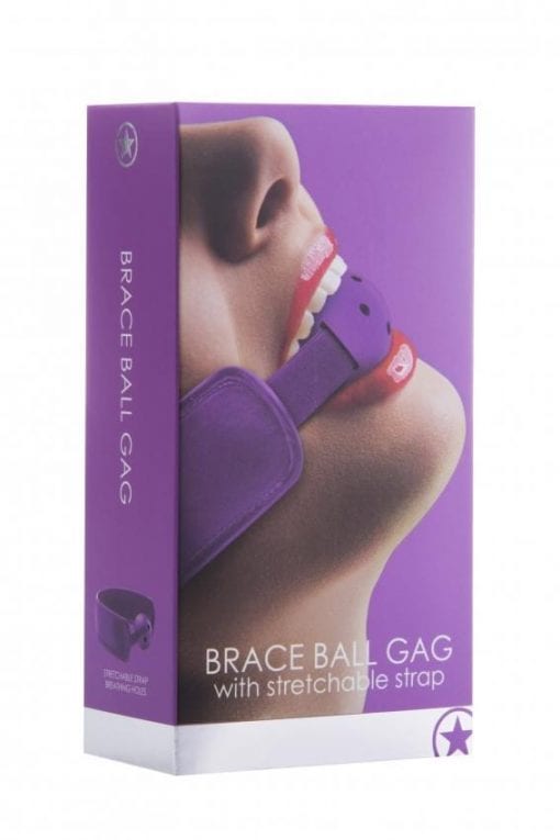 Brace Ball Gag - Purple