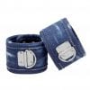 Denim Handcuffs - Roughend Denim Style - Blue