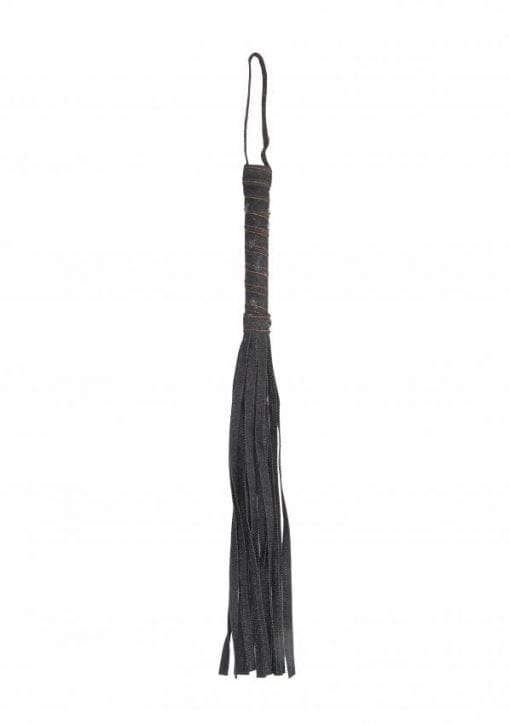 Denim Flogger - Roughend Denim Style - Black