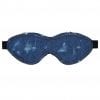 Denim Eye Mask - Roughend Denim Style - Blue