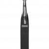 Ball Metal Handle With Saddle Leather Paddle - Black