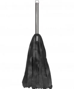 Metal Steel Handle D Calf Softy 36 Tails - Black