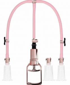 Clitoral & Nipple Pump Set Large - Rose Gold