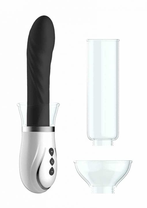 Twister - 4 in 1 Rechargeable Couples Pump Kit - Black