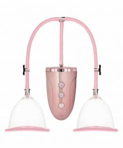 Automatic Rechargeable Breast Pump Set - Large - Pink