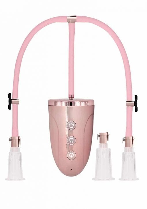 Automatic Rechargeable Clitoral & Nipple Pump Set - Medium - Pin