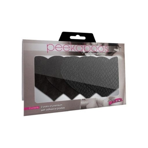 Classic Black Hearts Pasties - Image 2