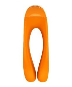 Satisfyer Candy Cane Finger Vibe Orange