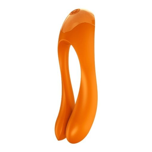 Satisfyer Candy Cane Finger Vibe Orange - Image 4