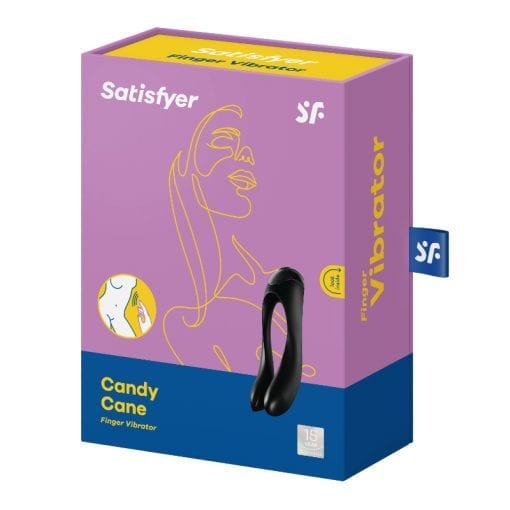 Satisfyer Candy Cane Finger Vibe Black - Image 4