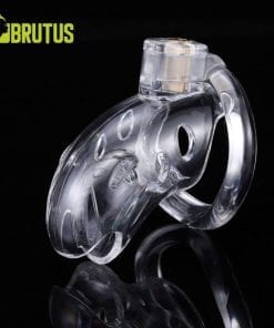 Brutus Shark Chastity Cage Clear