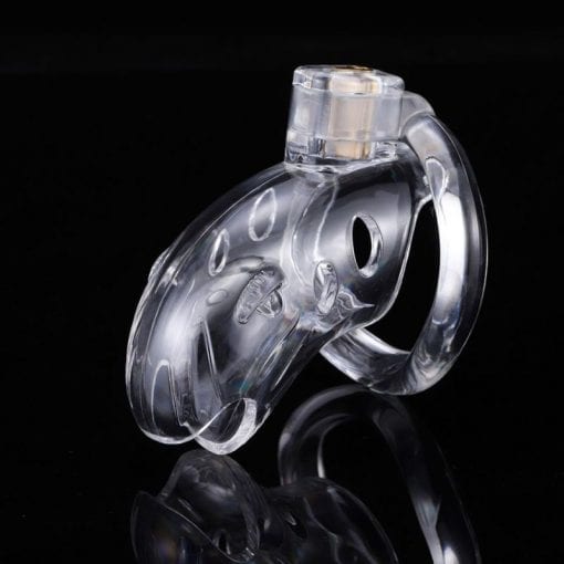 Brutus Shark Chastity Cage Clear - Image 2