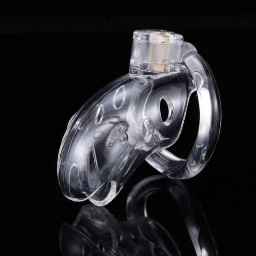 Brutus Shark Chastity Cage Clear - Image 2