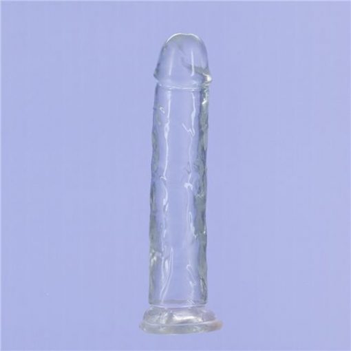 Crystal Dildo Straight 7in Clear - Image 3