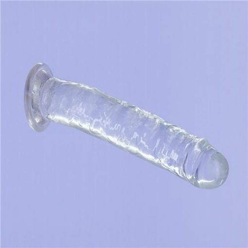 Crystal Dildo Straight 7in Clear - Image 4