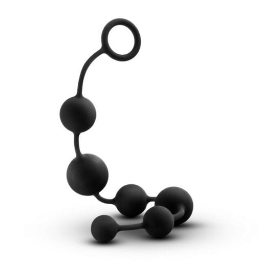 Anal Adventures Platinum Silicone Large Anal Beads - Image 2