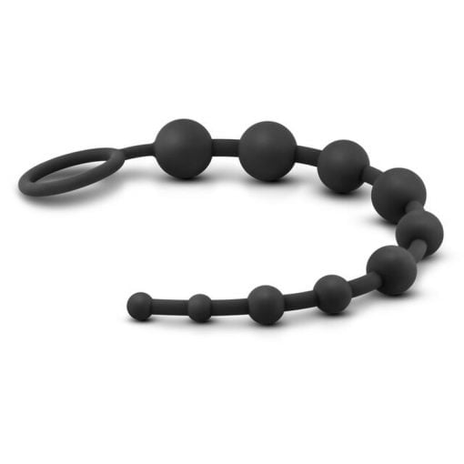 Anal Adventures Platinum Silicone 10 Anal Beads - Image 4