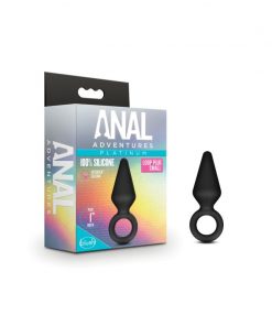 Anal Adventures Platinum Silicone Anal Loop Plug Small