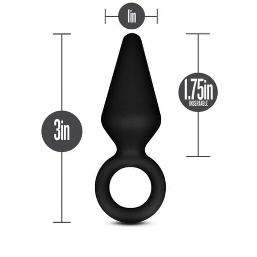 Anal Adventures Platinum Silicone Anal Loop Plug Small - Image 5