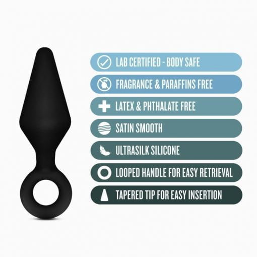 Anal Adventures Platinum Silicone Loop Plug Kit - Image 2