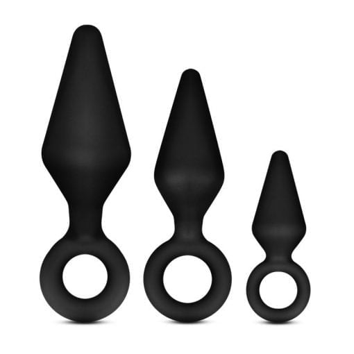 Anal Adventures Platinum Silicone Loop Plug Kit - Image 3