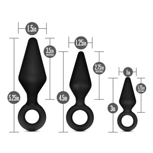 Anal Adventures Platinum Silicone Loop Plug Kit - Image 4
