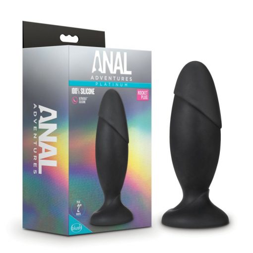 Anal Adventures Platinum Silicone Rocket Plug