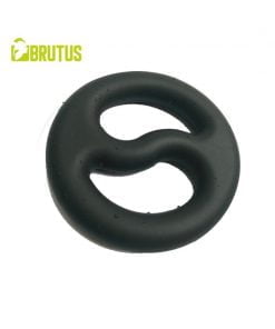 Brutus Yin Yang Silicone Cock and Ball Duo Ring