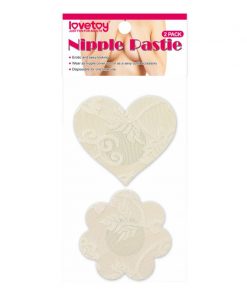 Lace Heart and Flower Nipple Pasties Twin Pk