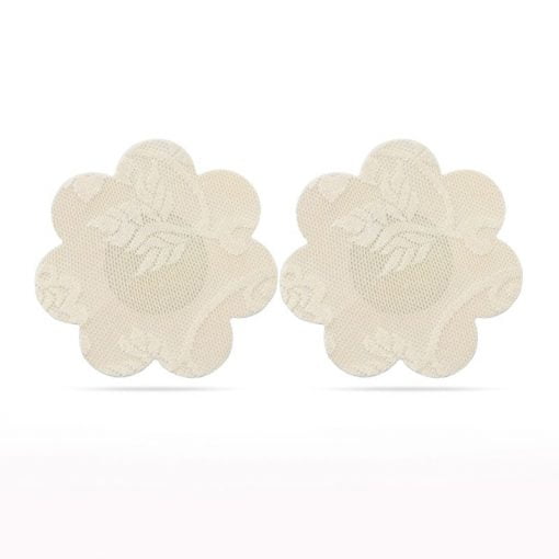 Lace Heart and Flower Nipple Pasties Twin Pk - Image 2