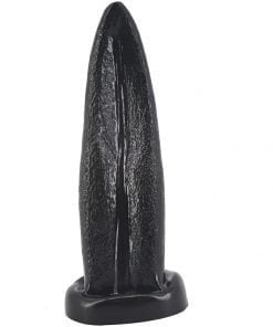 Tongue Shape Anal Plug Black