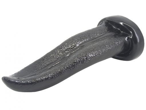 Tongue Shape Anal Plug Black - Image 2