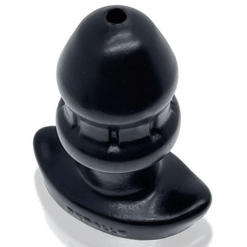 Drain O Flow Thru Buttplug Black