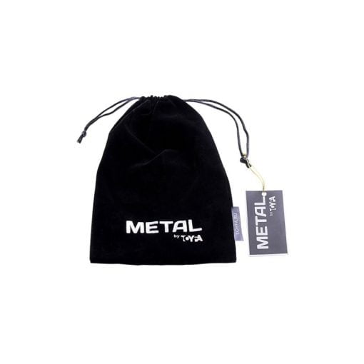Silver Metal Anal Plug Small w White Tail - Image 4