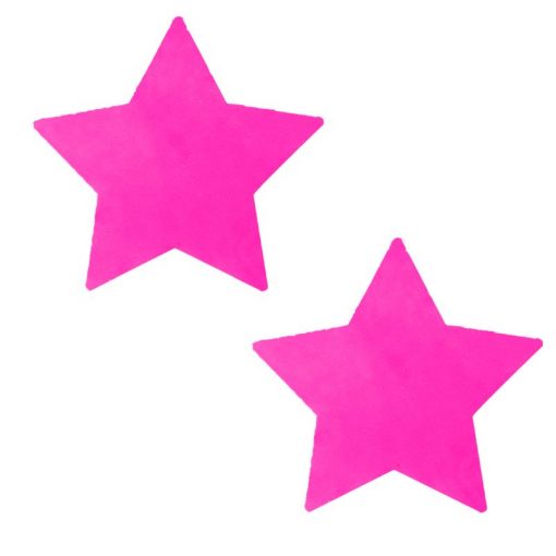 Neon Pink Starburst Starry Night Pasties